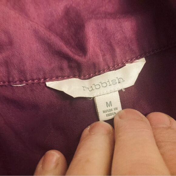 Rubbish Plum Zip Up Jacket - Picture 2 of 11